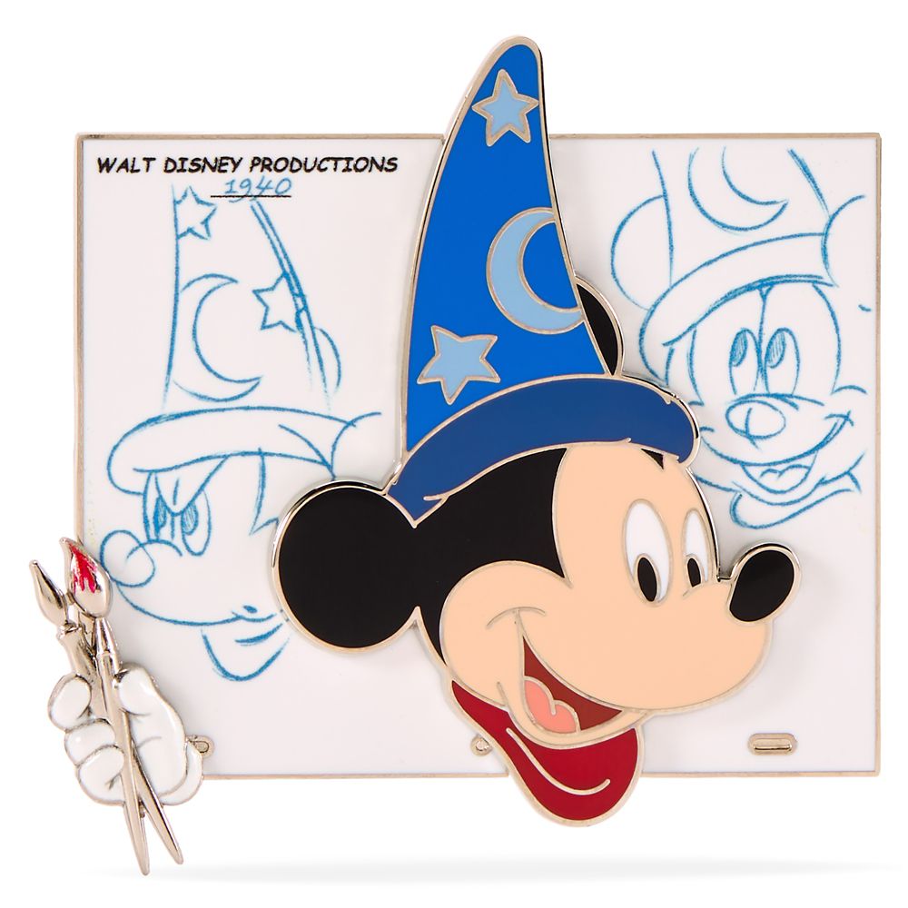 Sorcerer Mickey Mouse Pin &ndash; Fantasia &ndash;&nbsp;Brush of Magic &ndash; Limited Edition