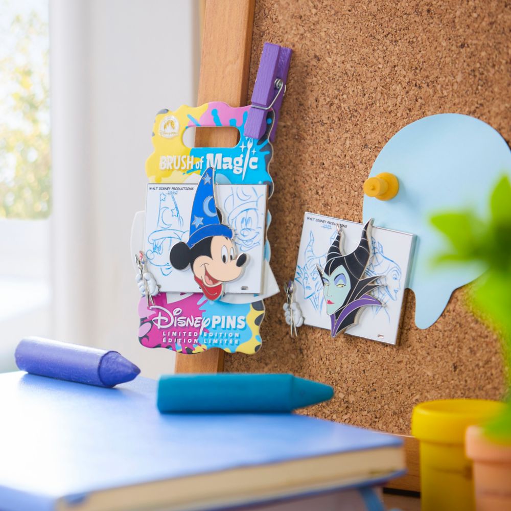 Sorcerer Mickey Mouse Pin &ndash; Fantasia &ndash;&nbsp;Brush of Magic &ndash; Limited Edition