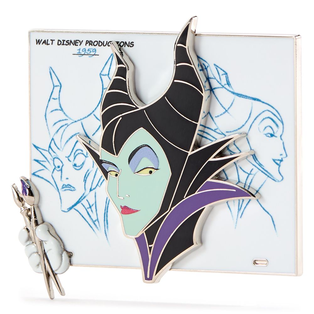 Maleficent Pin - Sleeping Beauty - Brush of Magic - Limited Edition