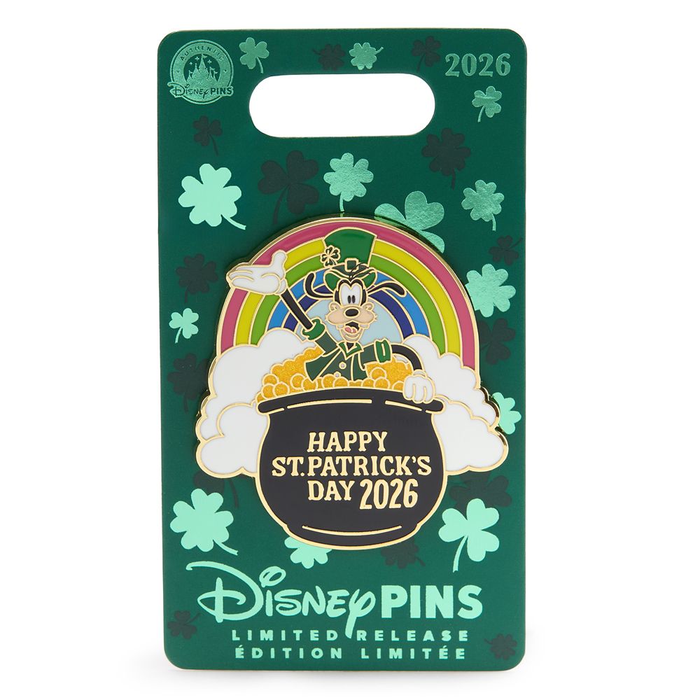 Goofy St. Patrick's Day 2026 Pin &ndash; Limited Release