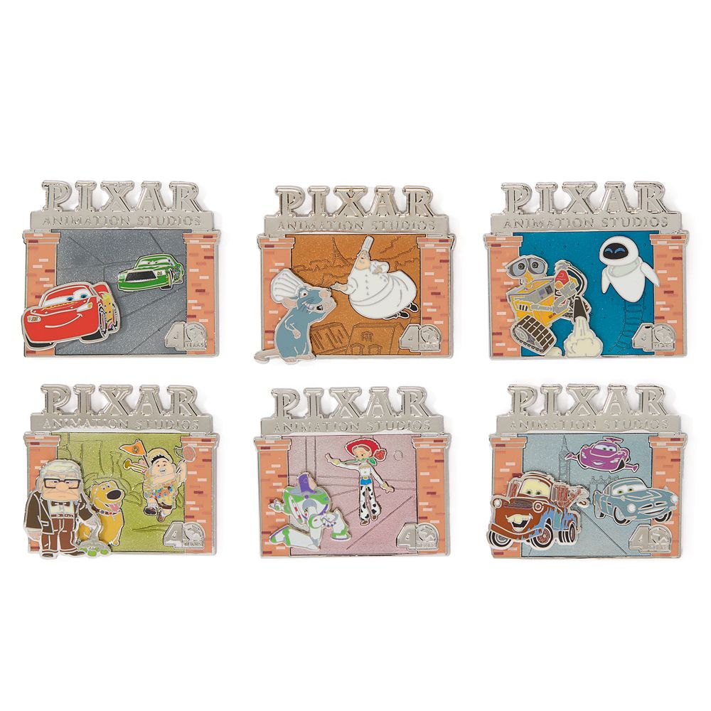 Pixar Animation Studios 40 Years Pin Set 2 &ndash; Limited Edition