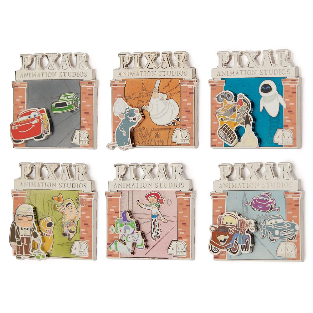 Pixar Animation Studios 40 Years Pin Set 2 &ndash; Limited Edition