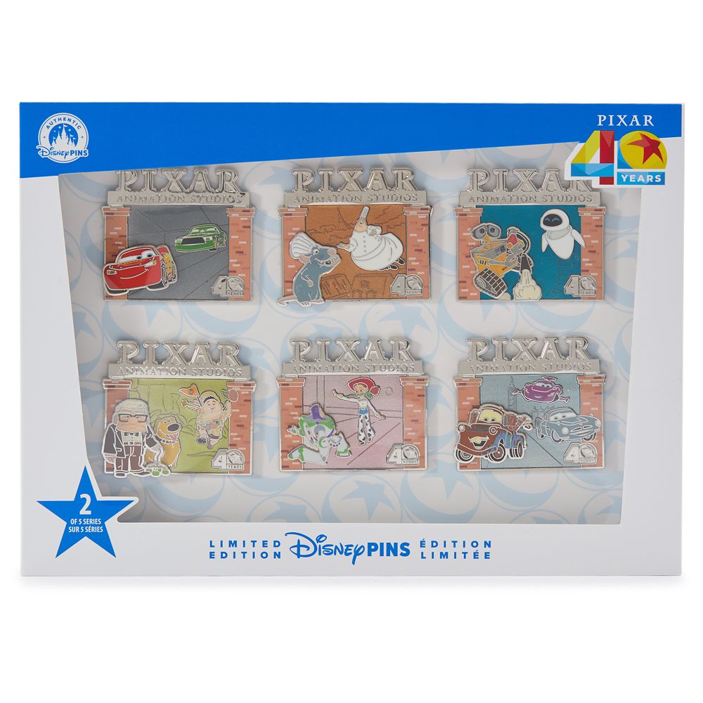 Pixar Animation Studios 40 Years Pin Set 2 &ndash; Limited Edition