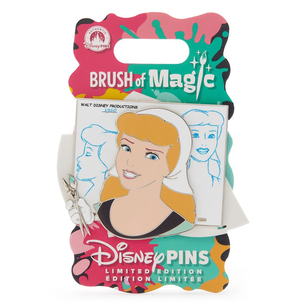 Cinderella Pin &ndash; Brush of Magic &ndash; Limited Edition