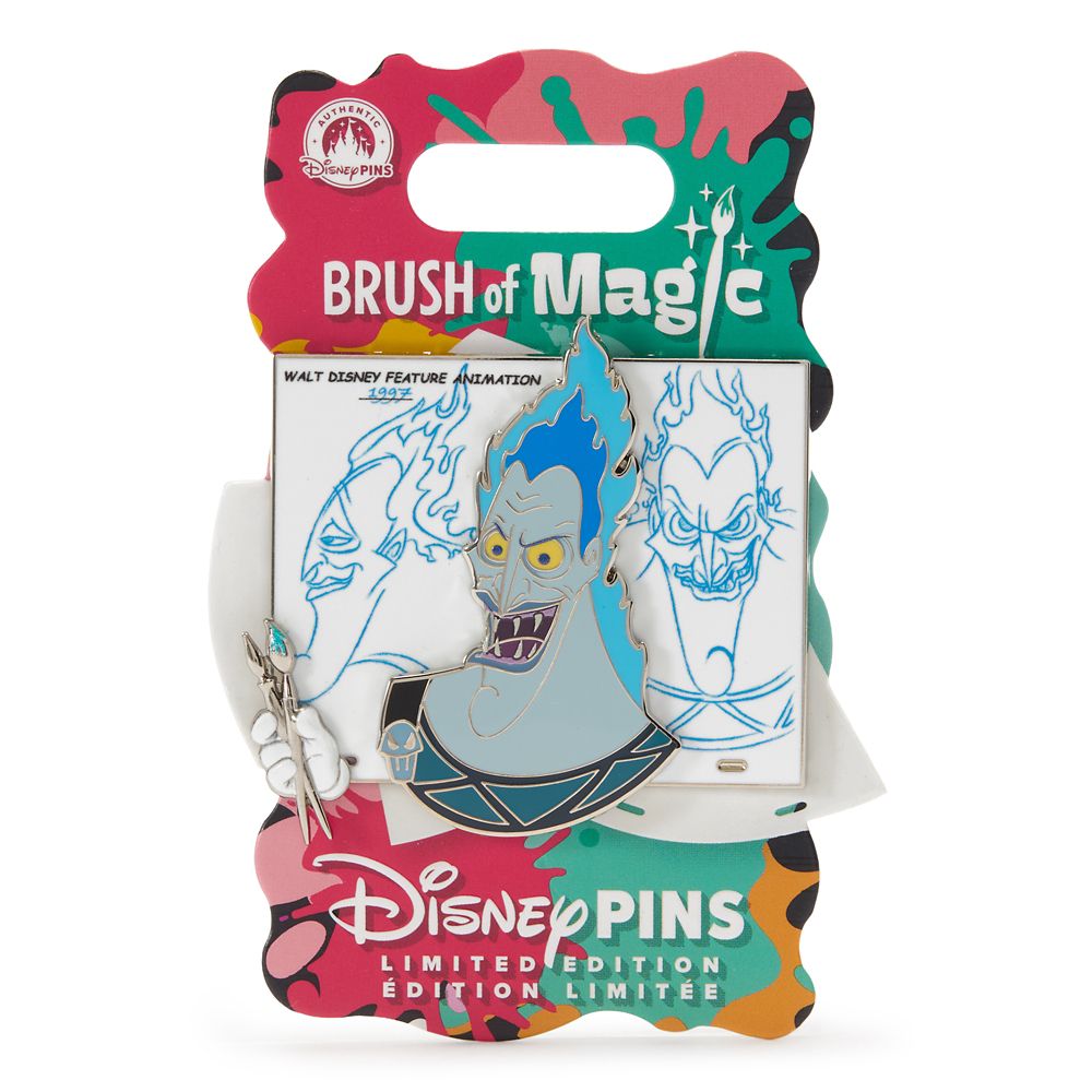 Hades Pin &ndash; Hercules &ndash; Brush of Magic &ndash; Limited Edition