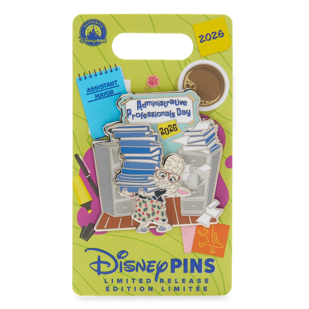 Dawn Bellwether Administrative Professionals Day 2026 Pin &ndash; Zootopia &ndash; Limited Release