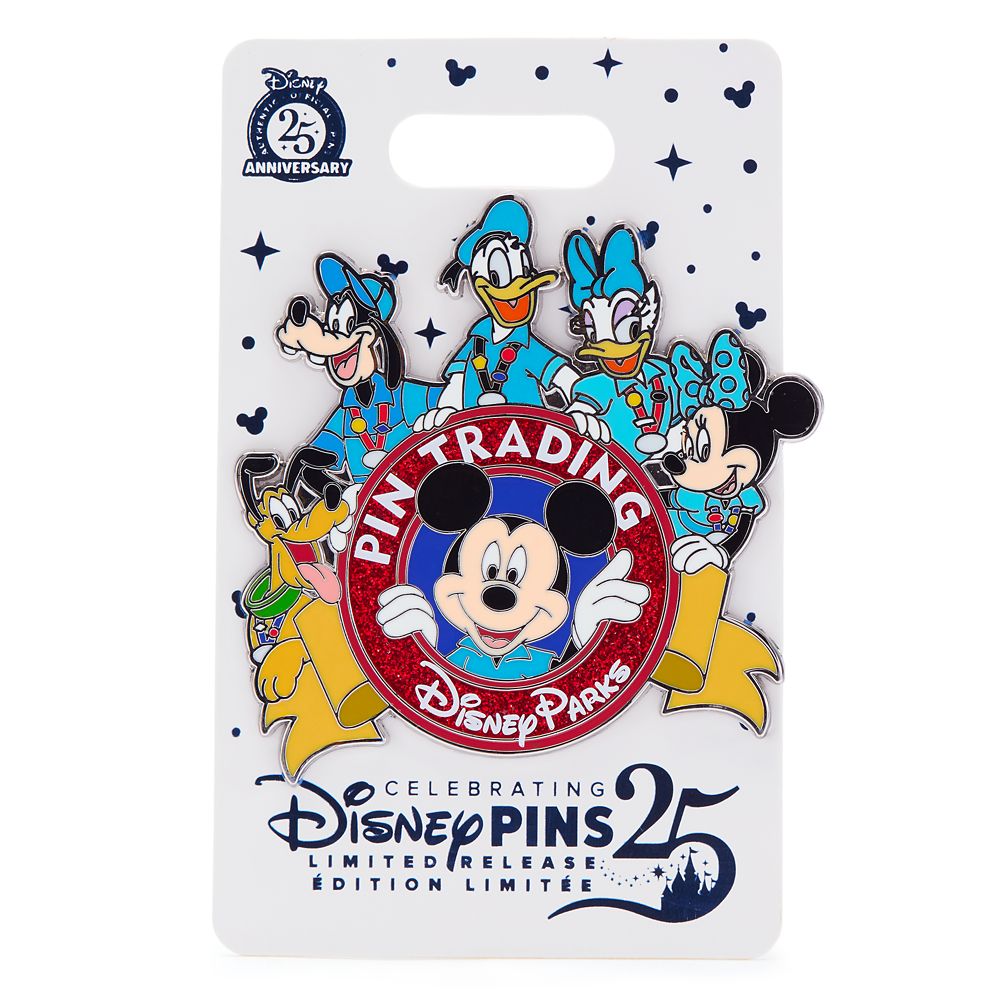 Mickey Mouse and Friends Disney Pin Trading 25th Anniversary Pin &ndash; Limited Release