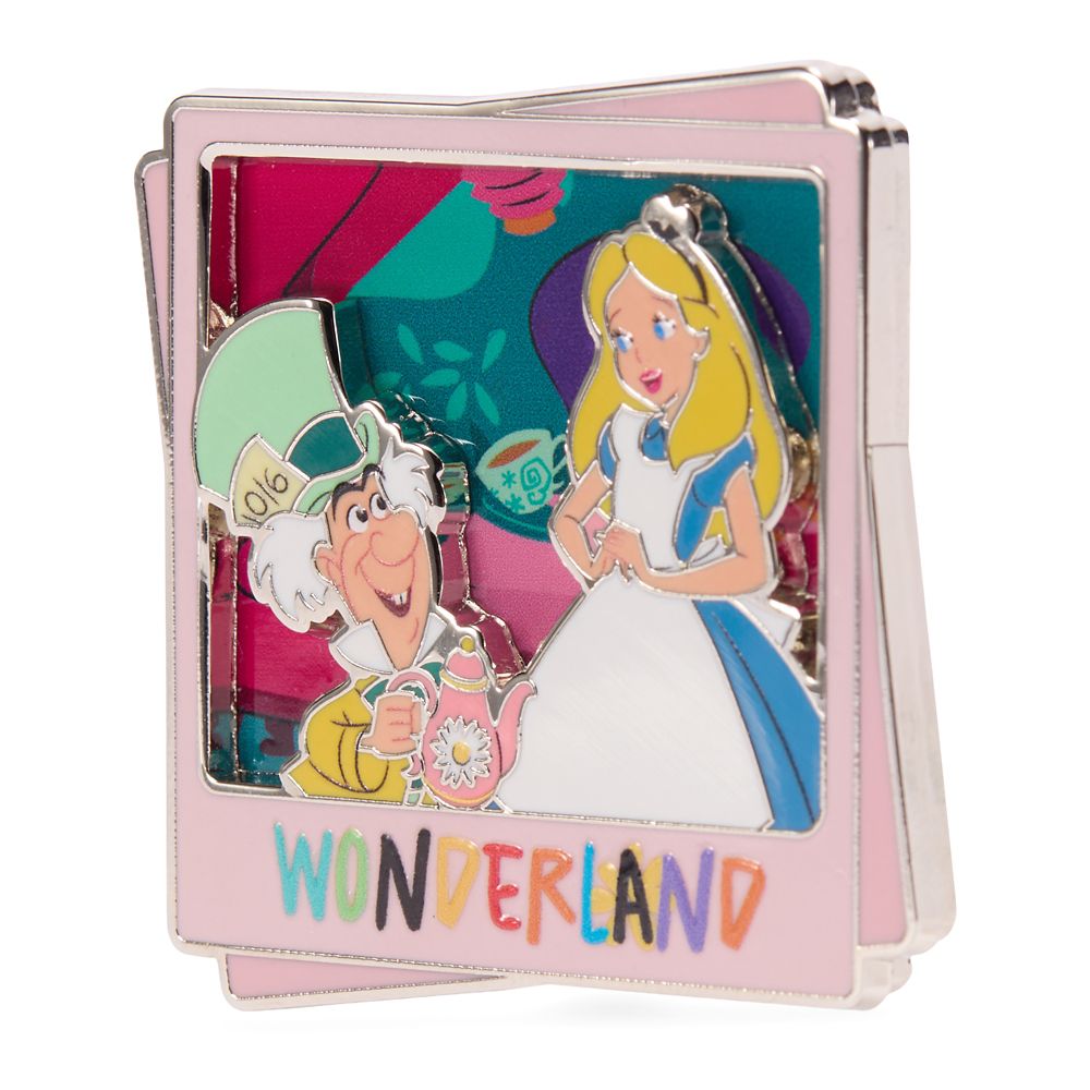 Alice and Mad Hatter Pin &ndash; Wonderland &ndash; Disney Destinations &ndash; February &ndash; Limited Edition &ndash; Exclusive