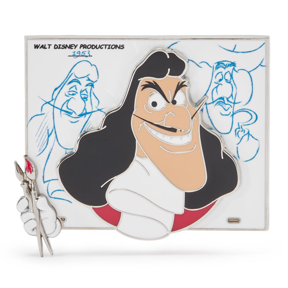 Captain Hook Pin &ndash; Peter Pan &ndash; Brush of Magic &ndash; Limited Edition &ndash; Exclusive