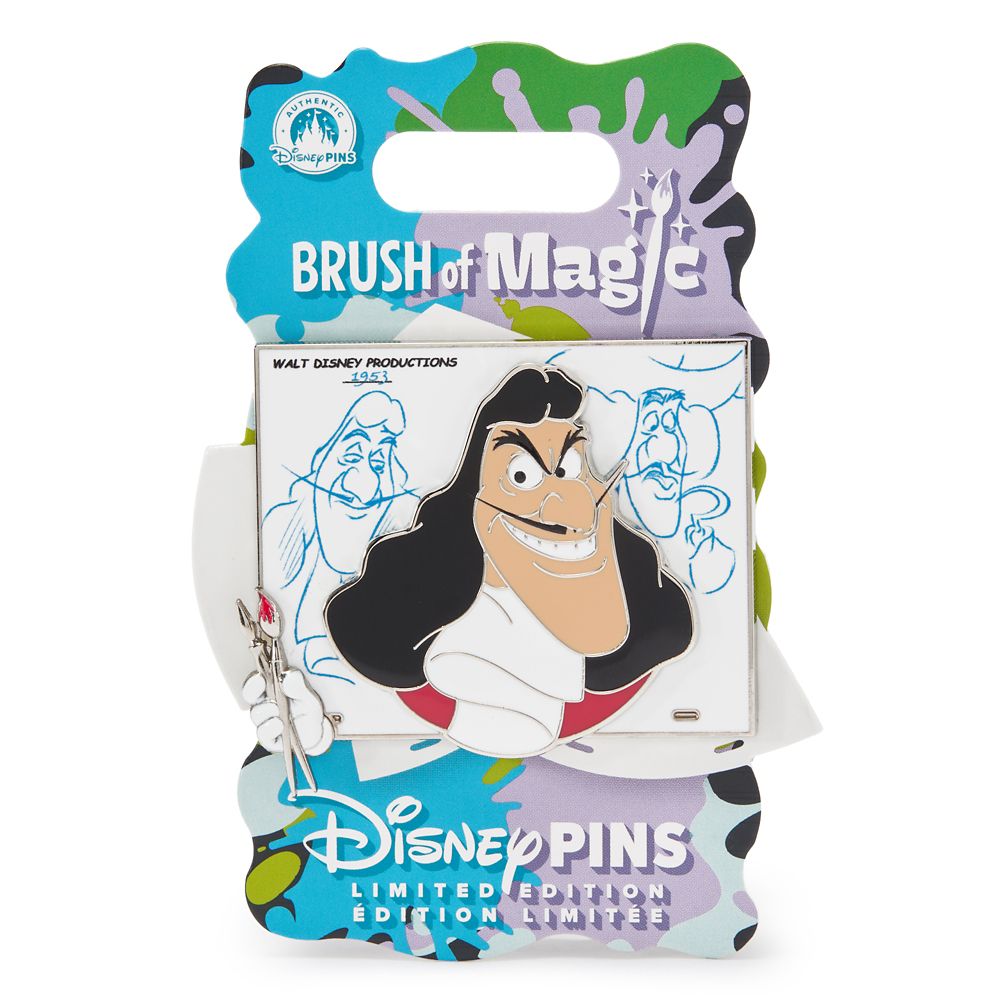 Captain Hook Pin &ndash; Peter Pan &ndash; Brush of Magic &ndash; Limited Edition &ndash; Exclusive