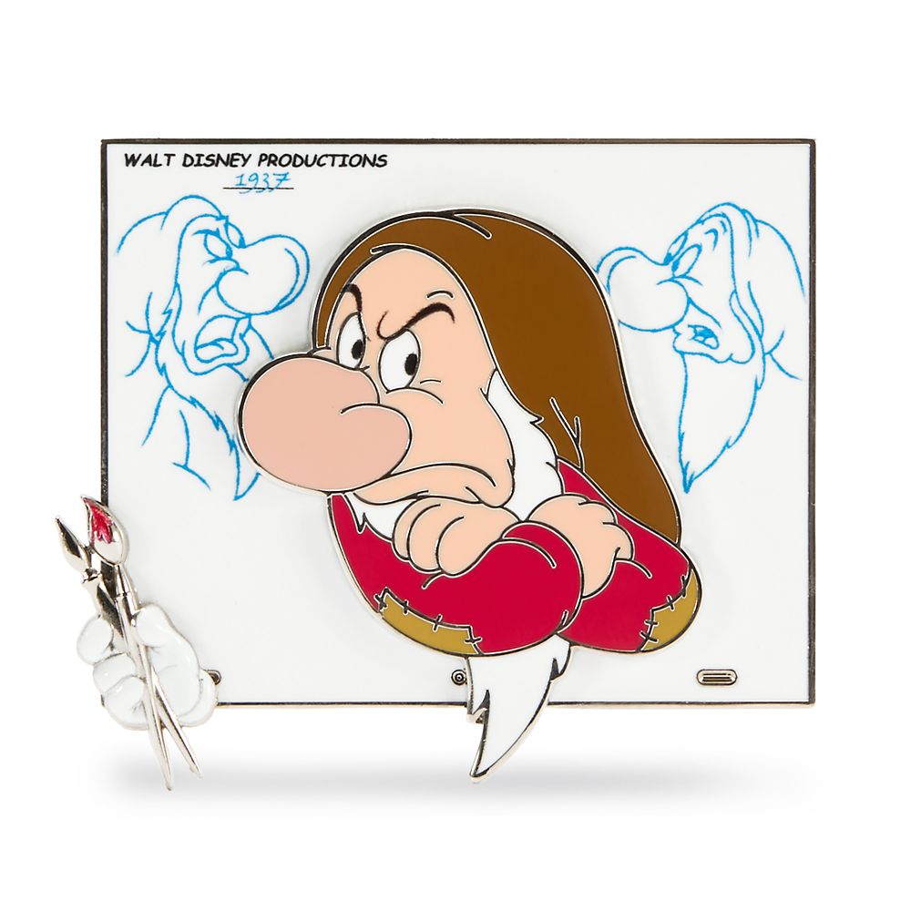 Grumpy Pin &ndash; Snow White and the Seven Dwarfs &ndash; Brush of Magic &ndash; Limited Edition