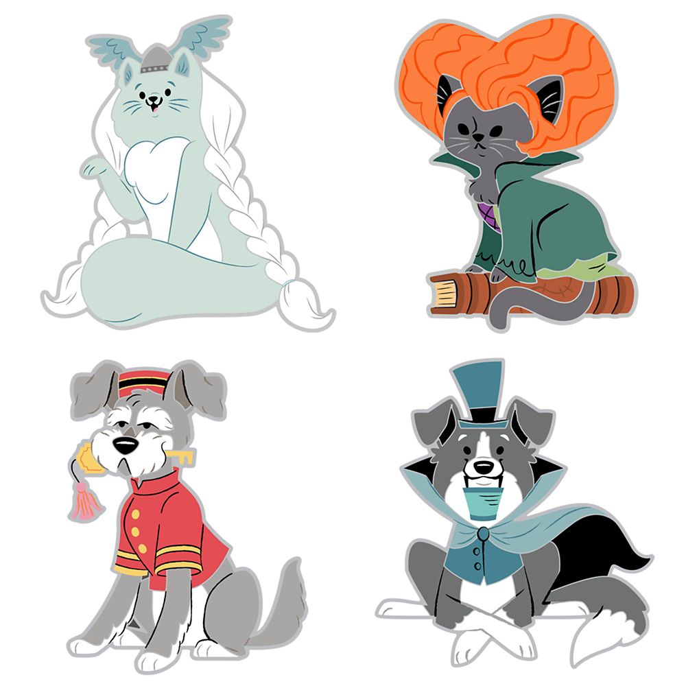 Disney Cats and Dogs Halloween Series Pin Blind Pack &ndash; 5-Pc. &ndash; Limited Release