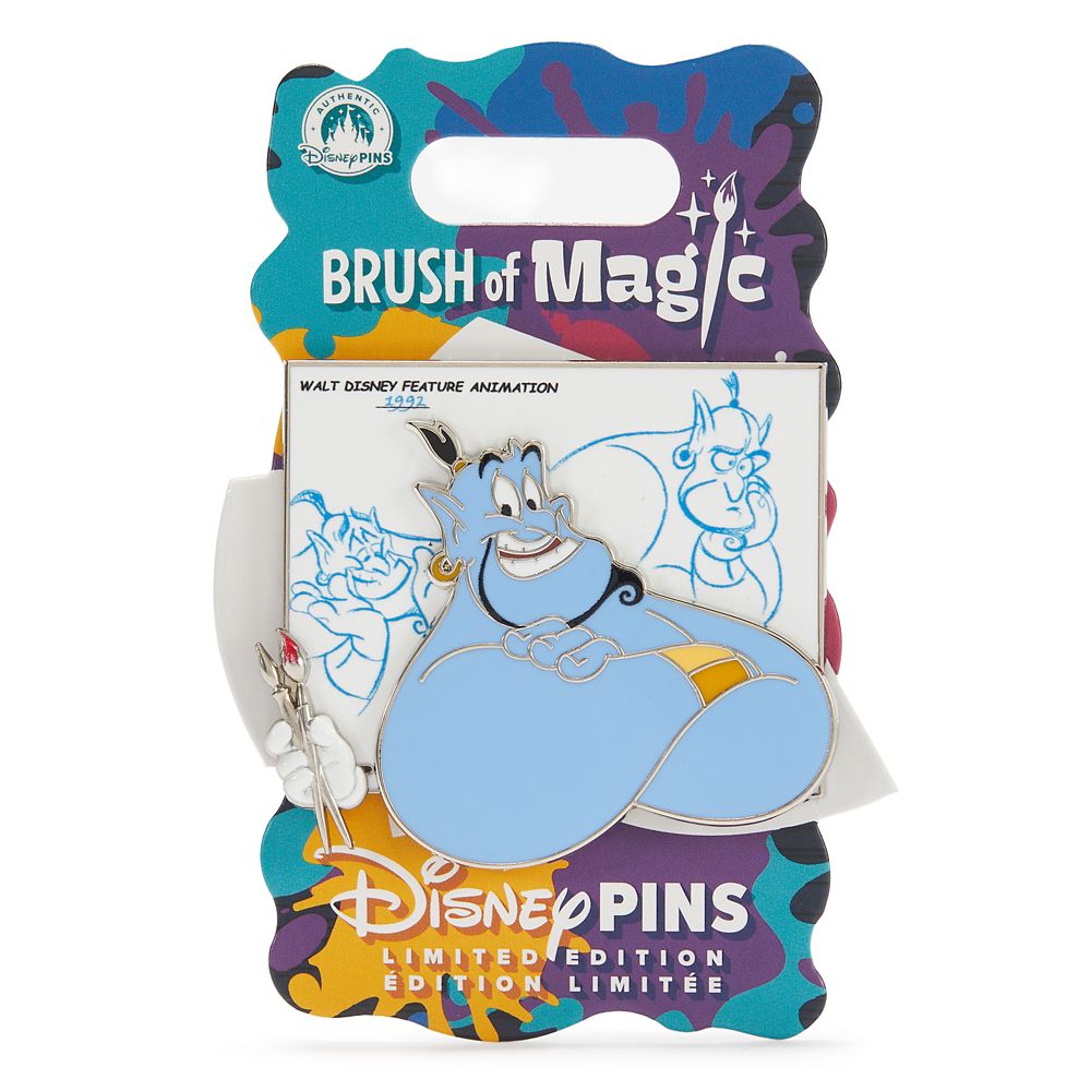 Genie Pin &ndash; Aladdin &ndash; Brush of Magic &ndash; Limited Edition