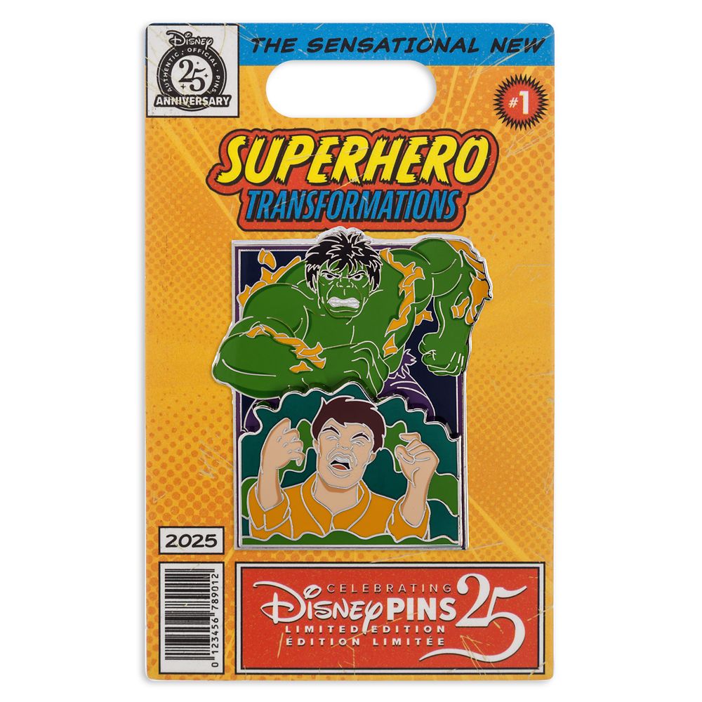 Hulk Pin - Superhero Transformations - Limited Edition