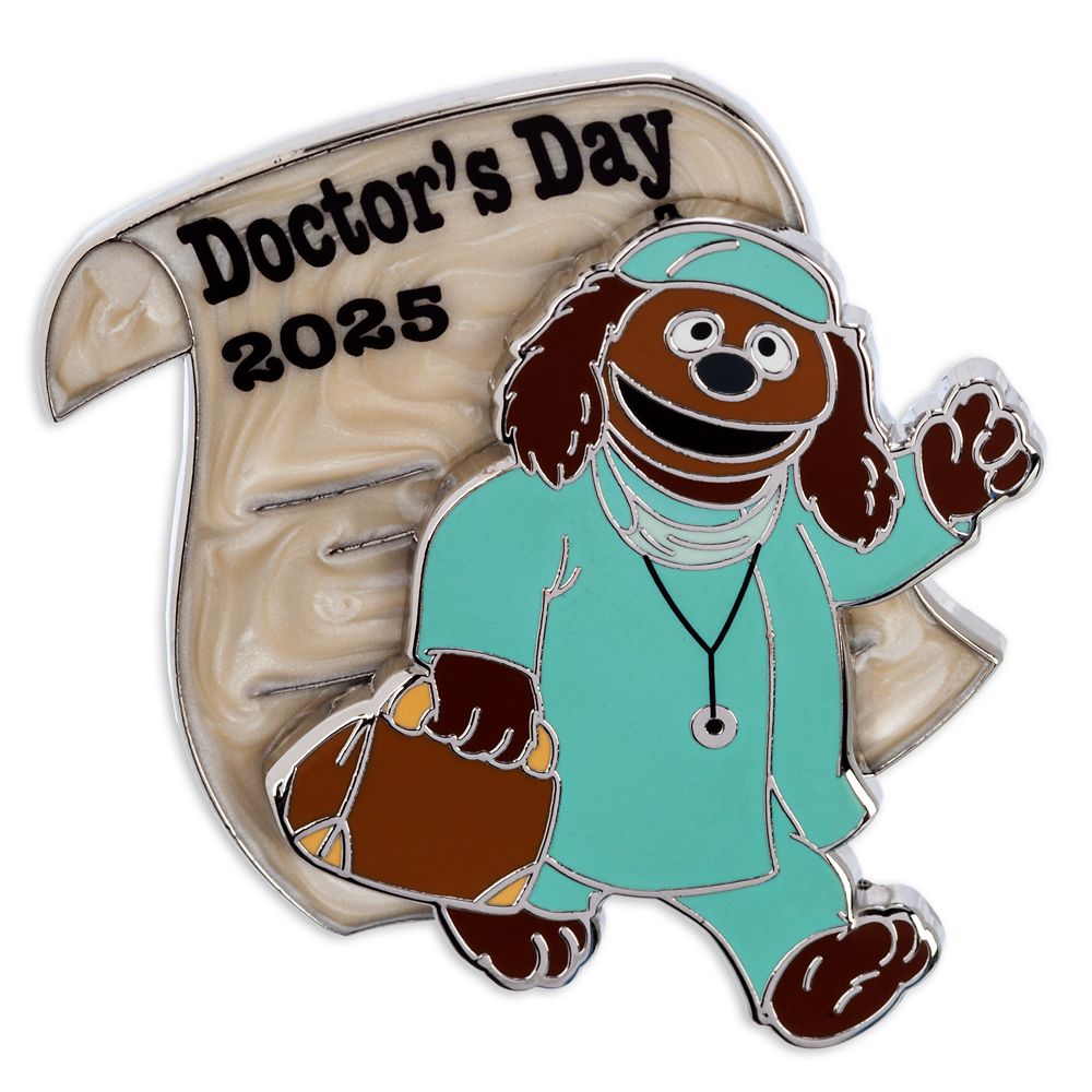 Rowlf Doctor's Day 2025 Pin – The Muppets – Limited Release