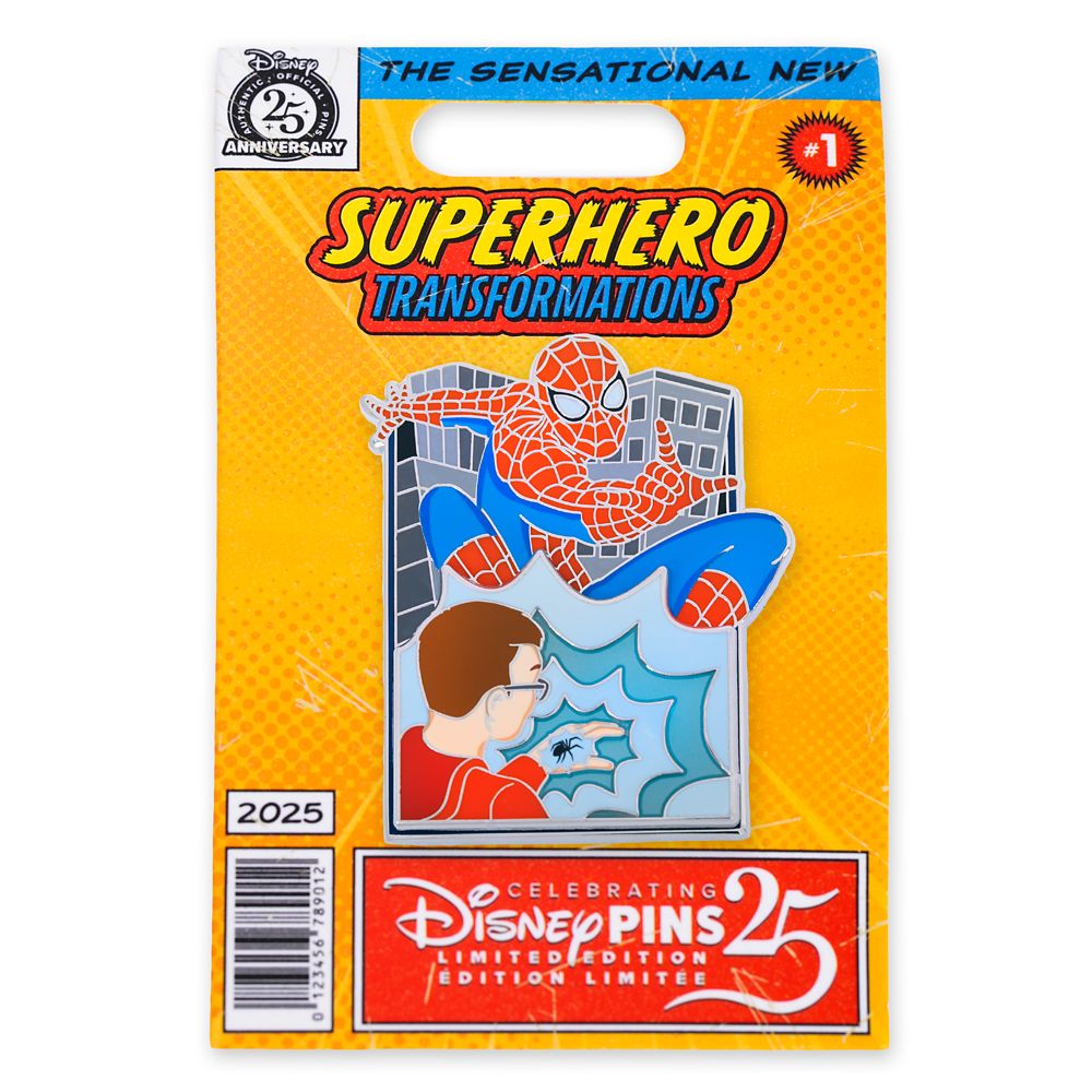 Spider-Man Pin - Super Hero Transformations - Limited Edition