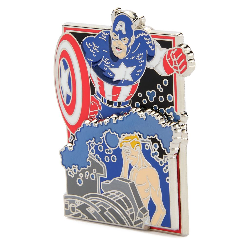 Captain America Pin - Super Hero Transformations - Limited Edition