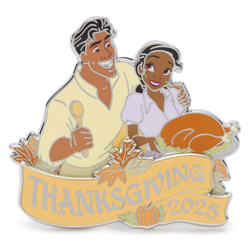 Tiana and Naveen Thanksgiving 2025 Pin &ndash; The Princess and the Frog &ndash; Limited Release