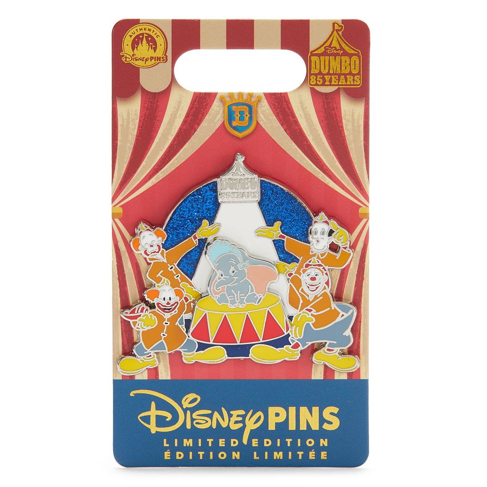 Dumbo and Clowns Pin &ndash; Dumbo 85th Anniversary &ndash; Limited Edition