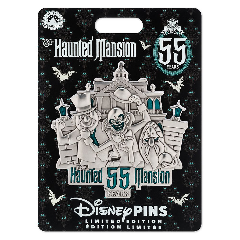 Hitchhiking Ghosts – The Haunted Mansion 55th Anniversary Mini Jumbo Pin – Limited Edition