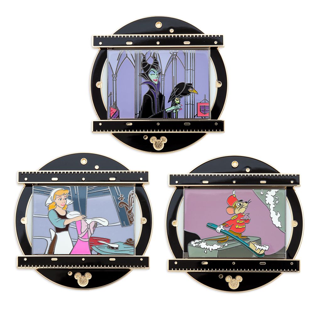 Disney Animation Desk Slider Pin Set A – Joy on the Screen – Limited Edition – D23: The Ultimate Disney Fan Event
