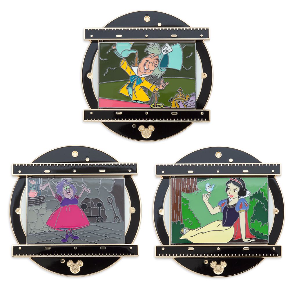 Disney Animation Desk Slider Pin Set B – Joy on the Screen – Limited Edition – D23: The Ultimate Disney Fan Event