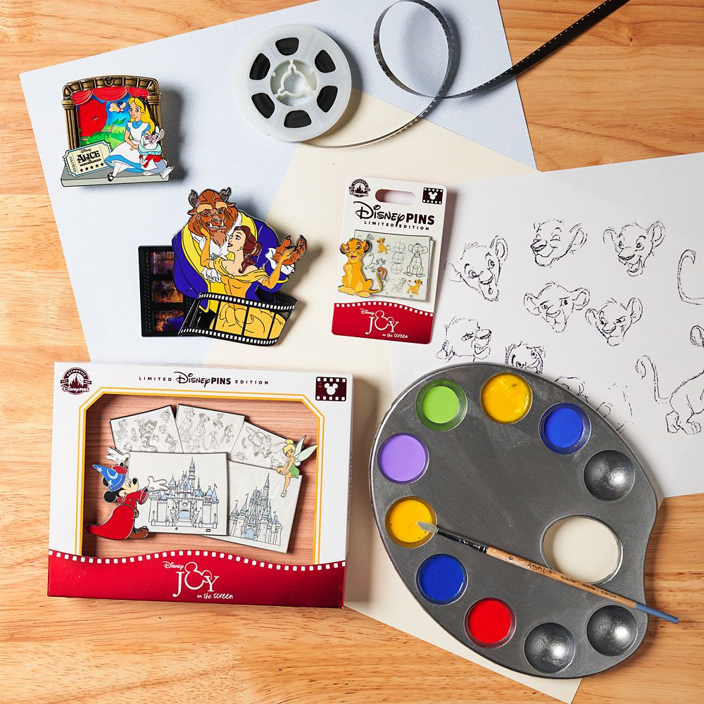 Belle and Beast Jumbo Pin – Beauty and the Beast – Joy on the Screen – Limited Edition – D23: The Ultimate Disney Fan Event