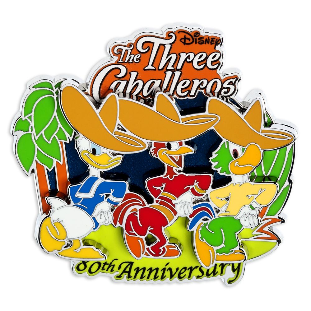 The Three Caballeros 80th Anniversary Pin – Limited Edition