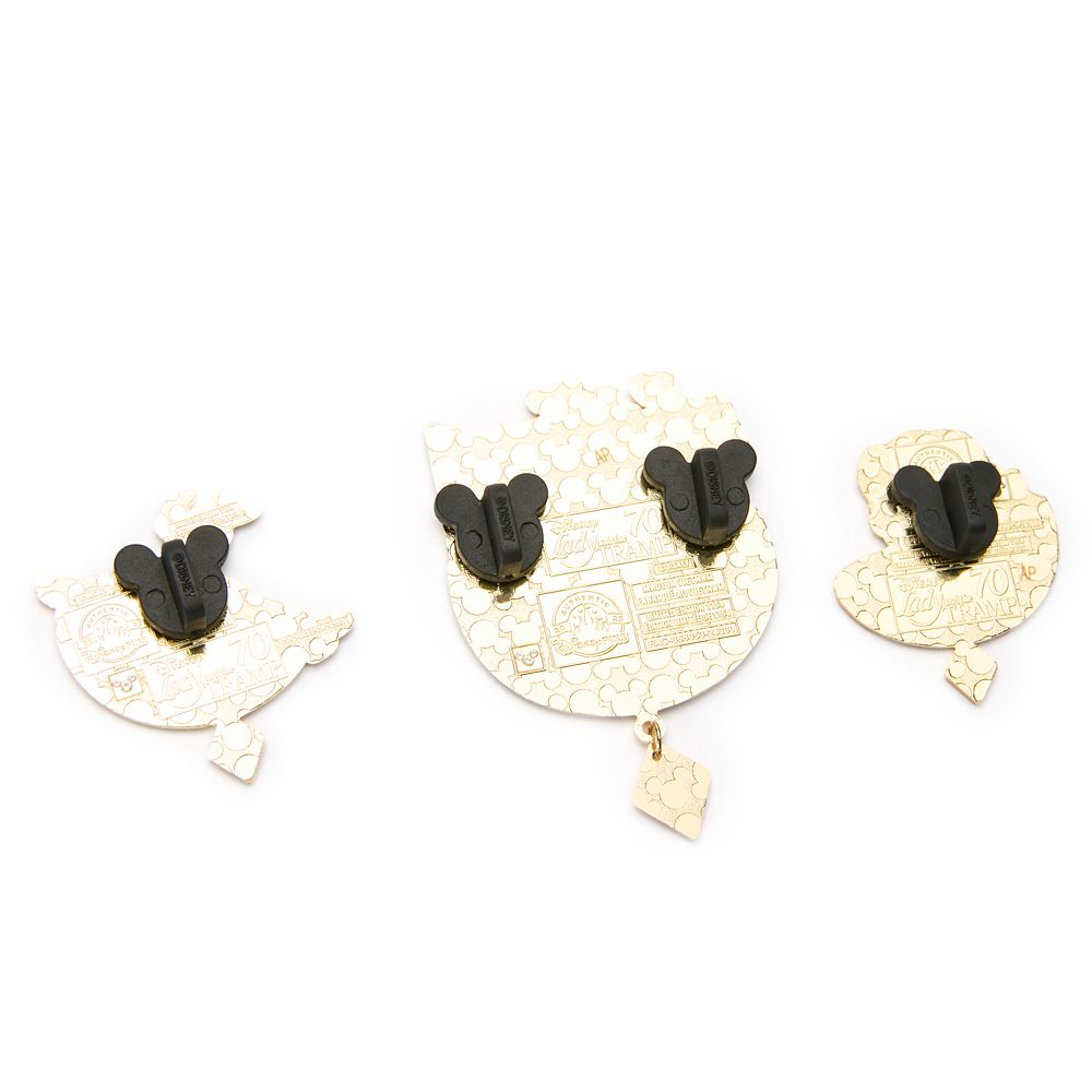 Lady and the Tramp 70th Anniversary Pin Set - Limited Edition