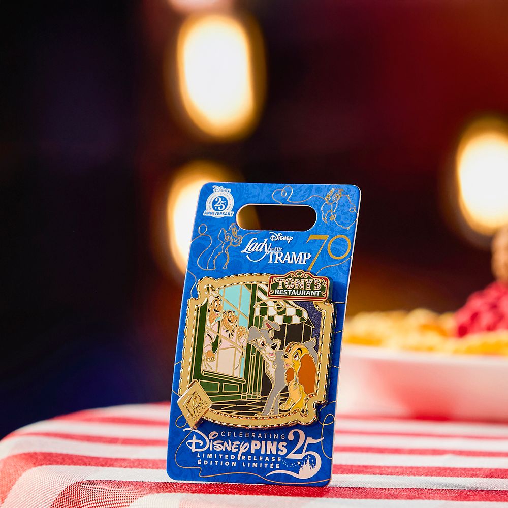 Tony's Restaurant Pin - Lady and the Tramp 70th Anniversary - Limited Release
