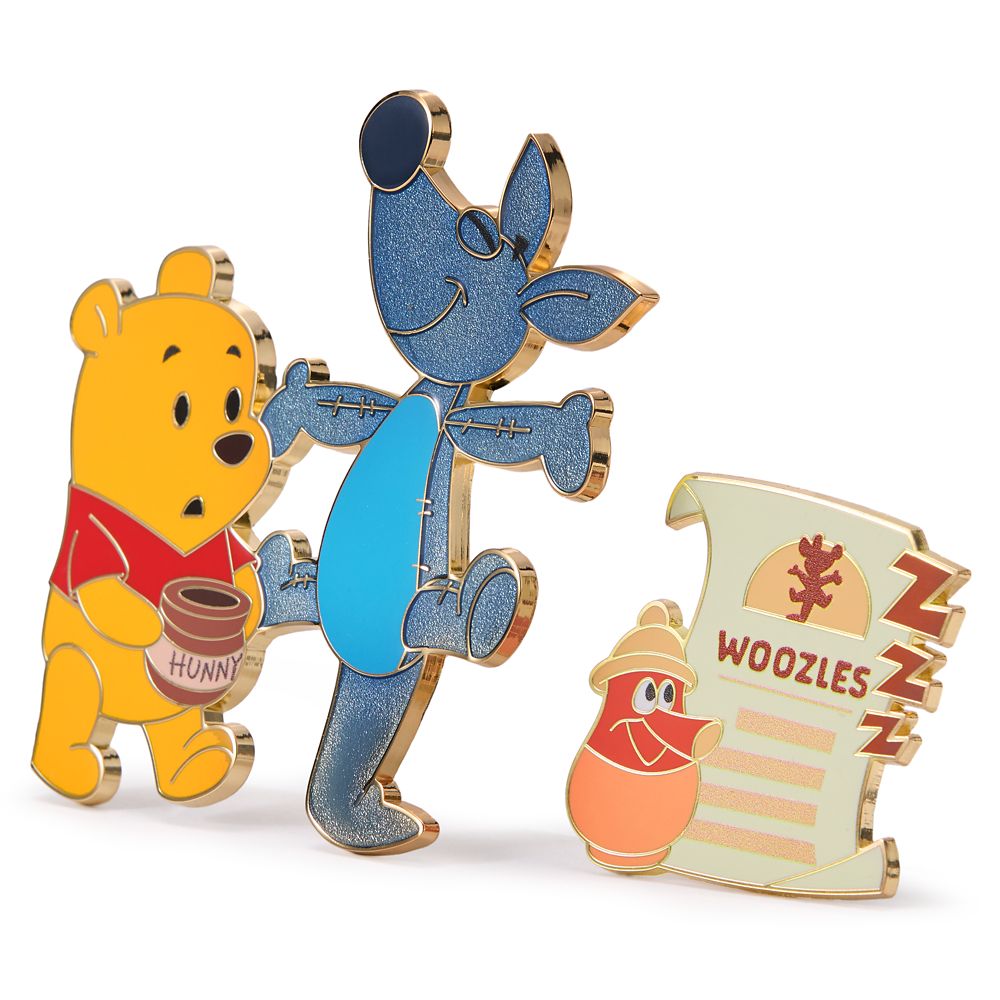 Winnie the Pooh and Woozle Pin Set - Hundred Acre Wood Series - June
