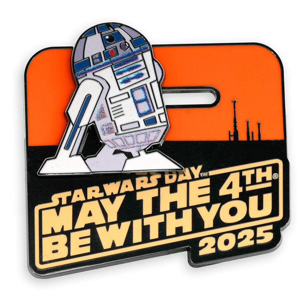 R2-D2 ''May the 4th Be With You'' 2025 Slider Pin – Star Wars Day – Limited Release | Disney Store