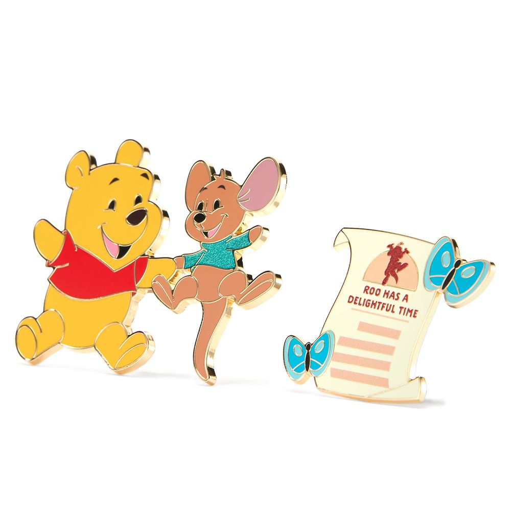 Winnie the Pooh and Roo Pin Set - Hundred Acre Wood Series - 2-Pc. - July