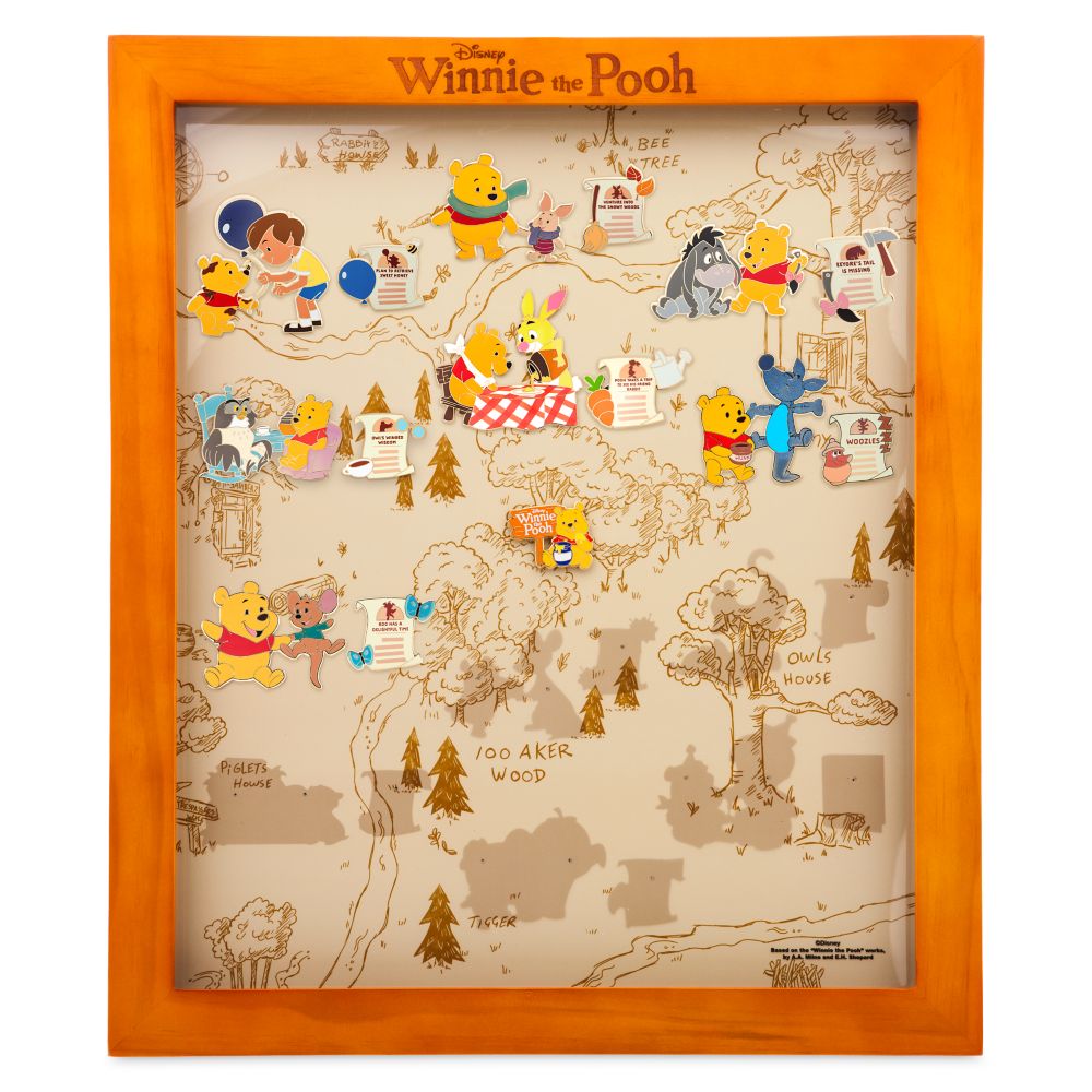 Winnie the Pooh and Roo Pin Set - Hundred Acre Wood Series - 2-Pc. - July