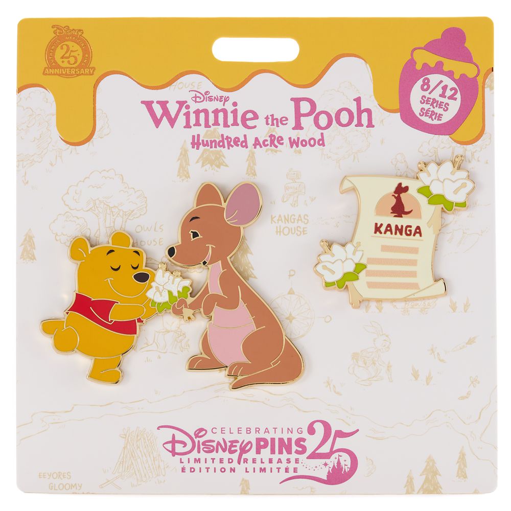 Winnie the Pooh and Kanga Pin Set – Hundred Acre Wood Series – August – Limited Release
