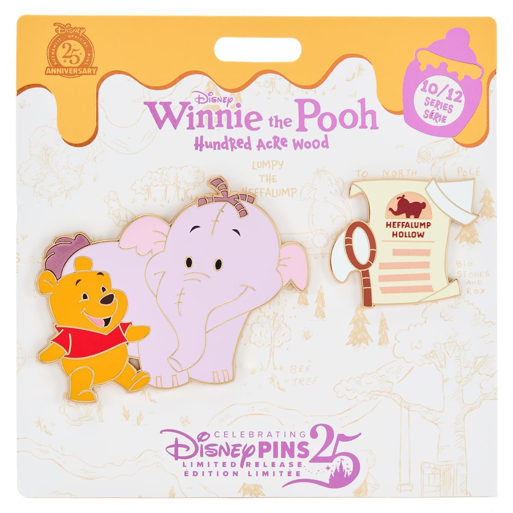 Winnie the Pooh and Lumpy Pin Set - Hundred Acre Wood Series - October - Limited Release