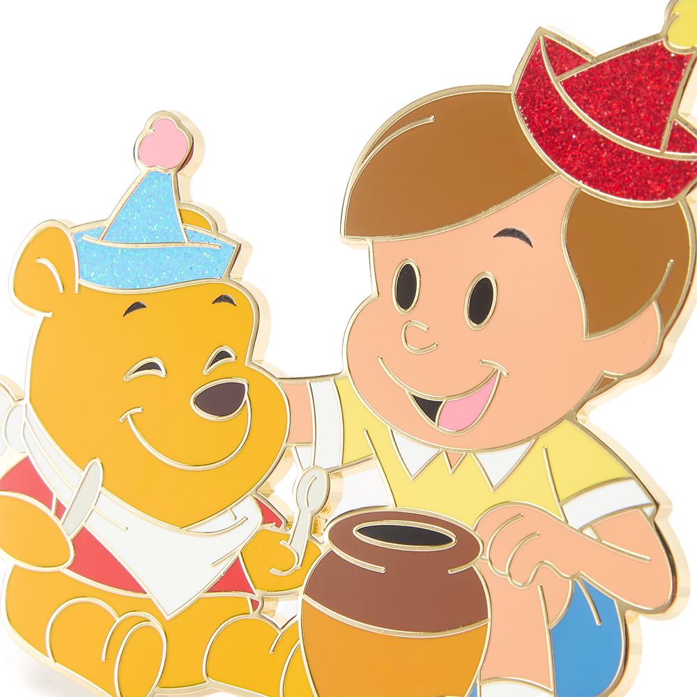 Winnie the Pooh and Christopher Robin Pin Set &ndash; Hundred Acre Wood Series &ndash; December