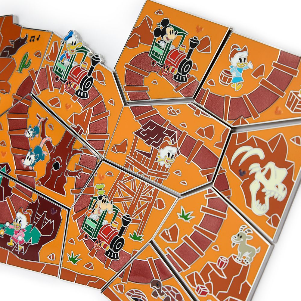 Big Thunder Mountain Railroad Mystery Pin Blind Pack - Disney Attraction Map Puzzles Series - 1-Pc. - Limited Edition