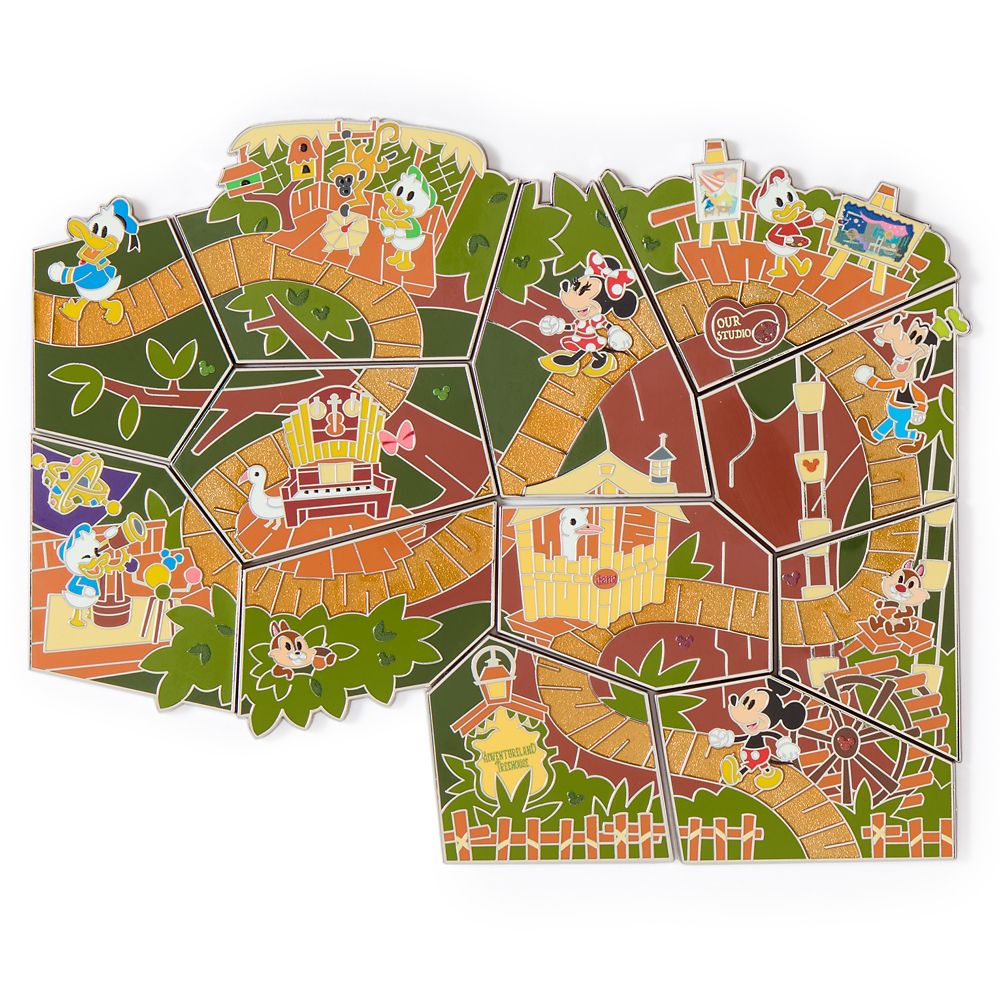 Adventureland Treehouse Mystery Pin Blind Pack &ndash; Disney Attraction Map Puzzles Series &ndash; 1-Pc. &ndash; Limited Edition