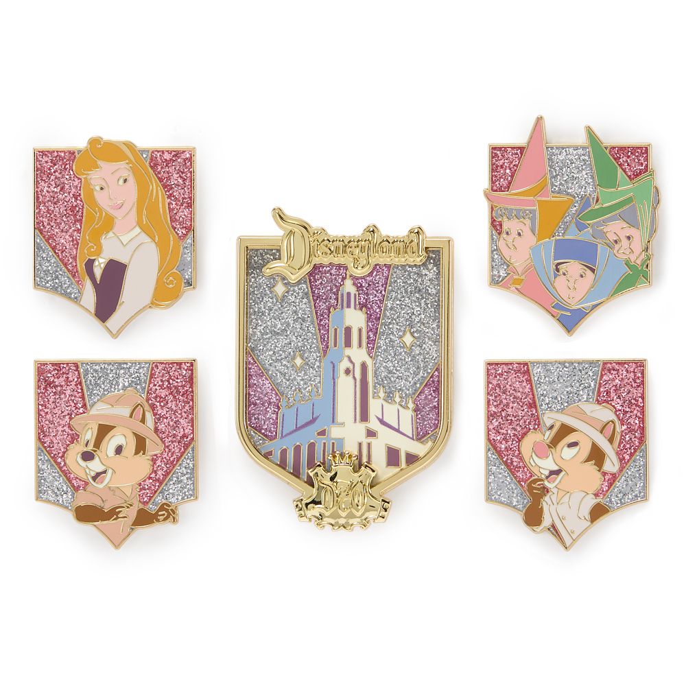Disneyland 70th Anniversary Vault Collection Pin Set 3 &ndash; Limited Edition