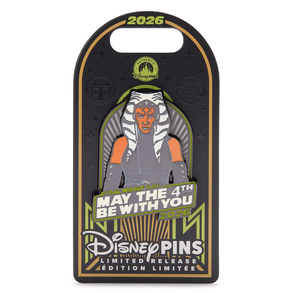 Ahsoka Tano ''May the 4th Be With You'' 2026 Pin &ndash; Star Wars Day &ndash; Limited Release