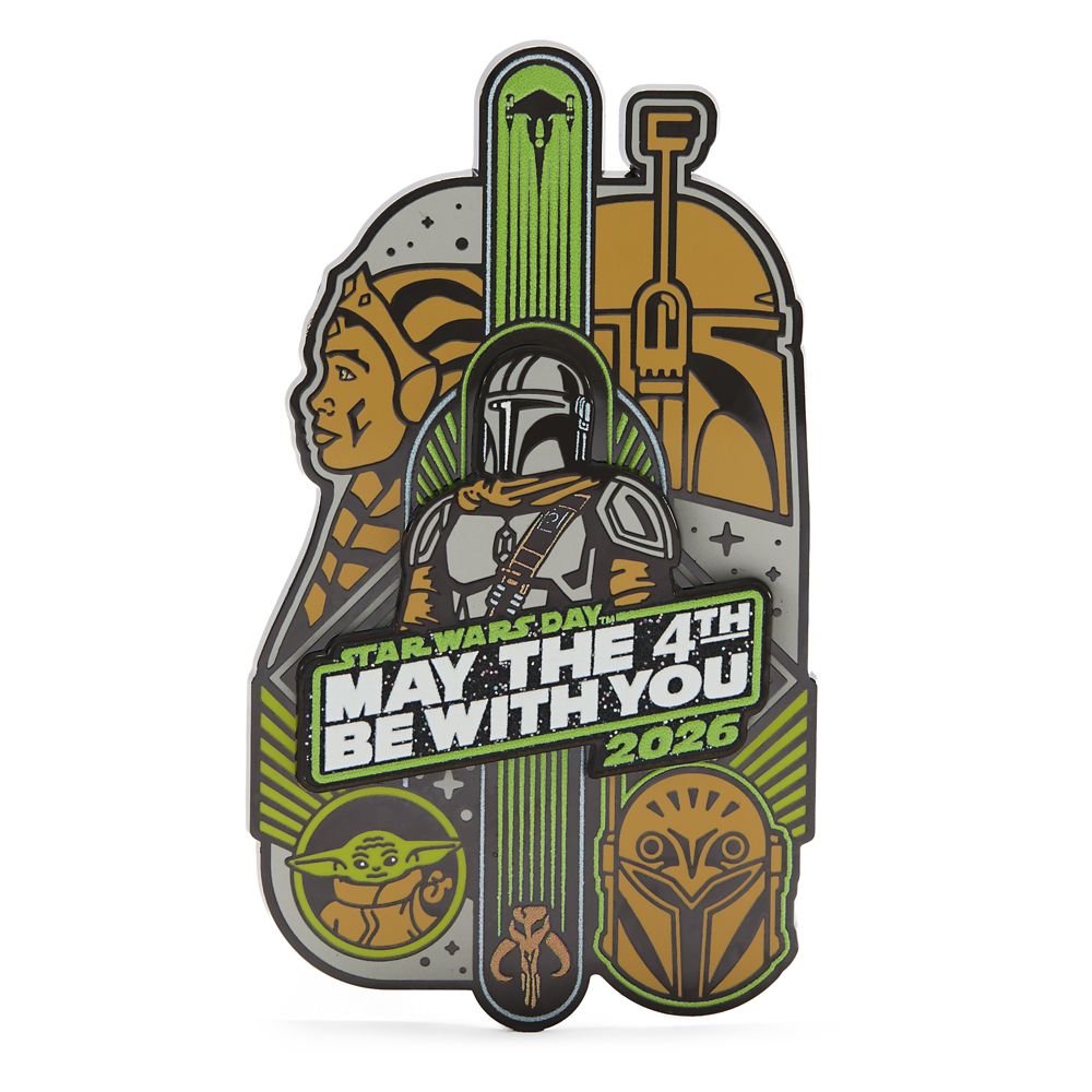 Star Wars Day: May the 4th Be With You Mini Jumbo Pin &ndash; Star Wars: The Mandalorian &ndash; Limited Edition