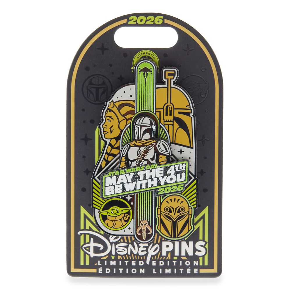 Star Wars Day: May the 4th Be With You Mini Jumbo Pin &ndash; Star Wars: The Mandalorian &ndash; Limited Edition