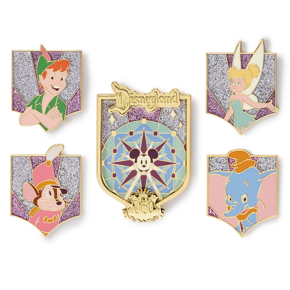 Disneyland 70th Anniversary Vault Collection Pin Set 4 &ndash; Limited Edition