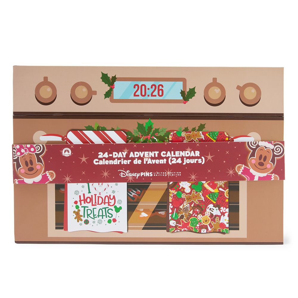 Disney Christmas Cookies 24-Day Advent Calendar Mystery Pin Set 2026 &ndash; Limited Edition