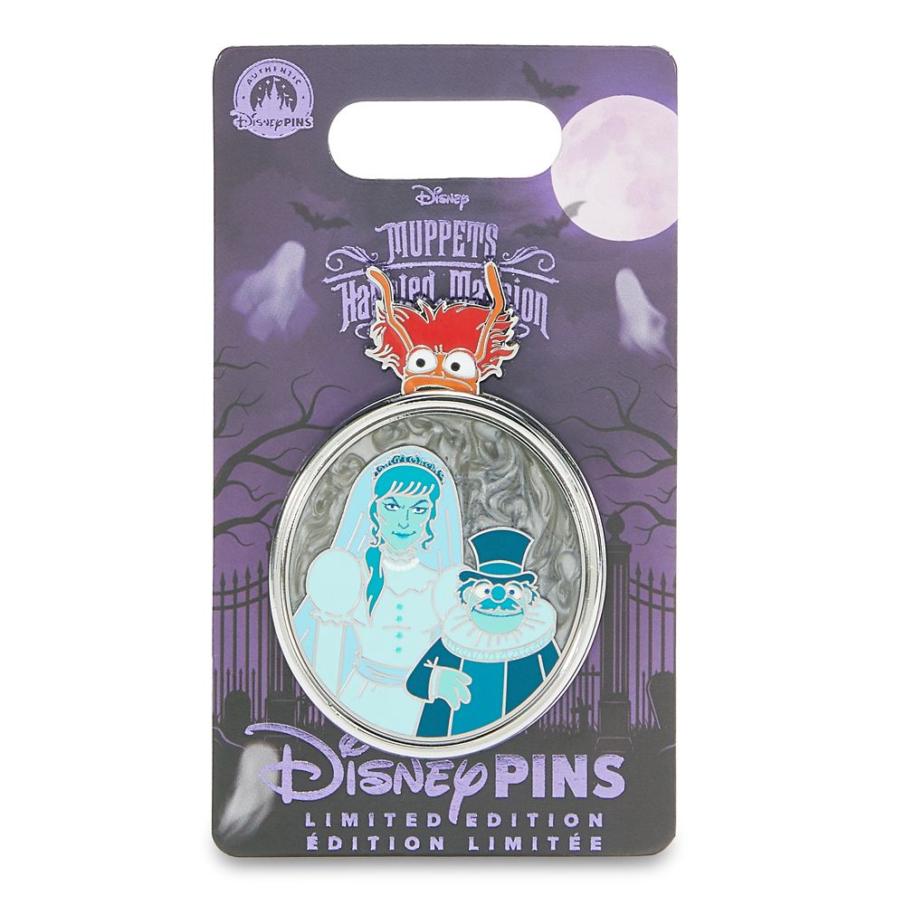 Pepe, Crazy Harry and The Bride Slider Pin &ndash; Muppets Haunted Mansion &ndash; Limited Edition
