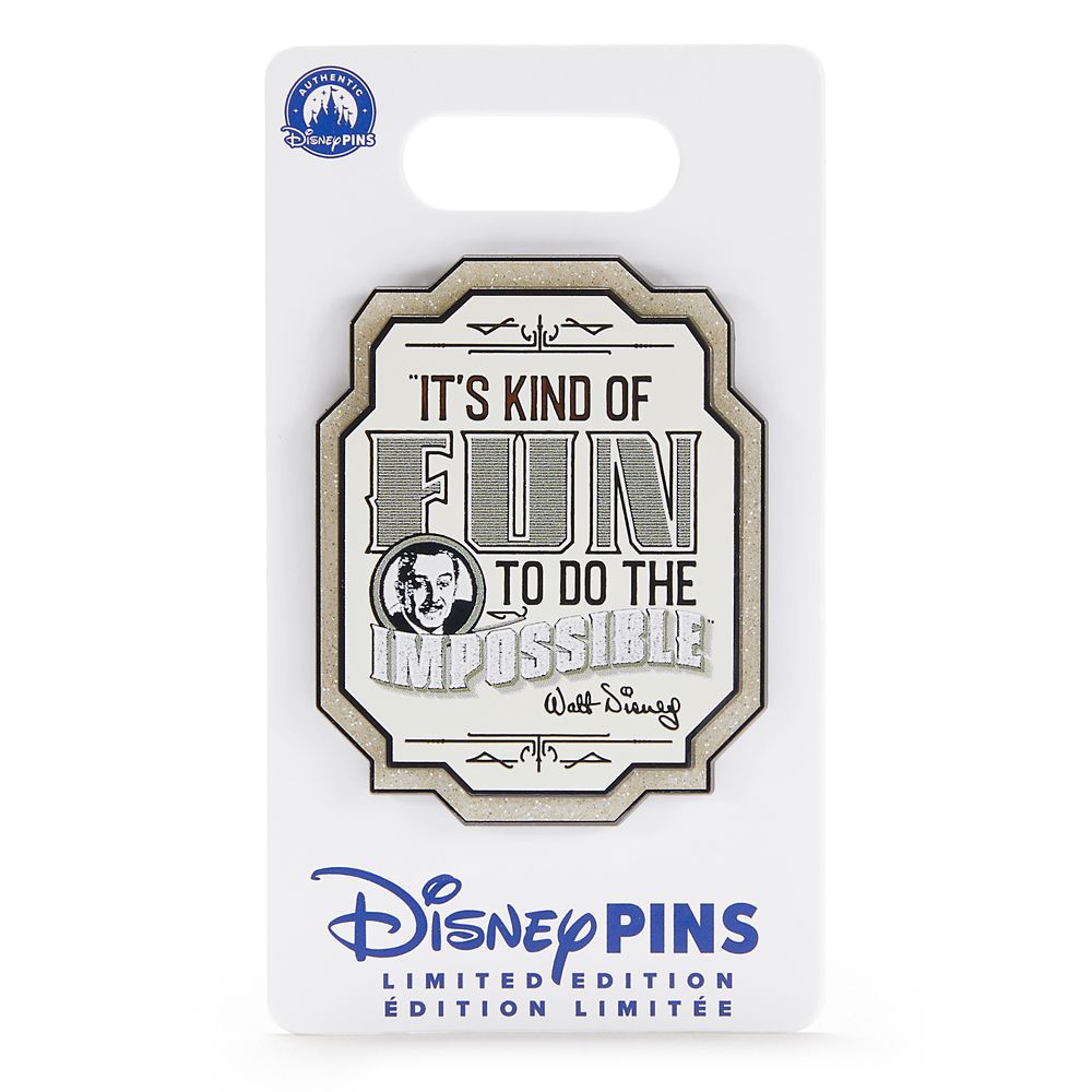 Walt Disney ''Impossible'' Pin &ndash; Limited Edition