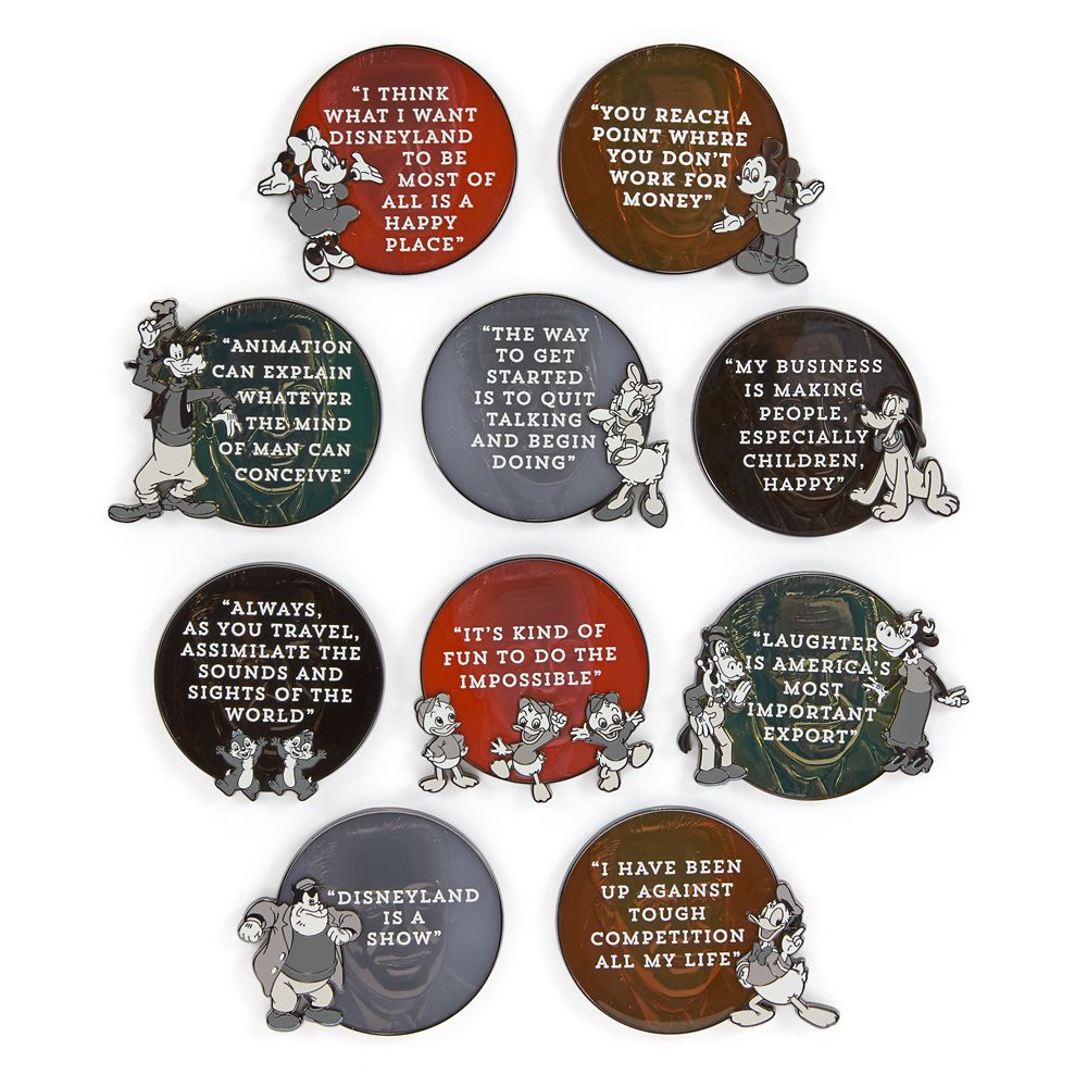 Walt Disney Quotes Mystery Pin Blind Pack &ndash;&nbsp;2-Pc. &ndash; Limited Release