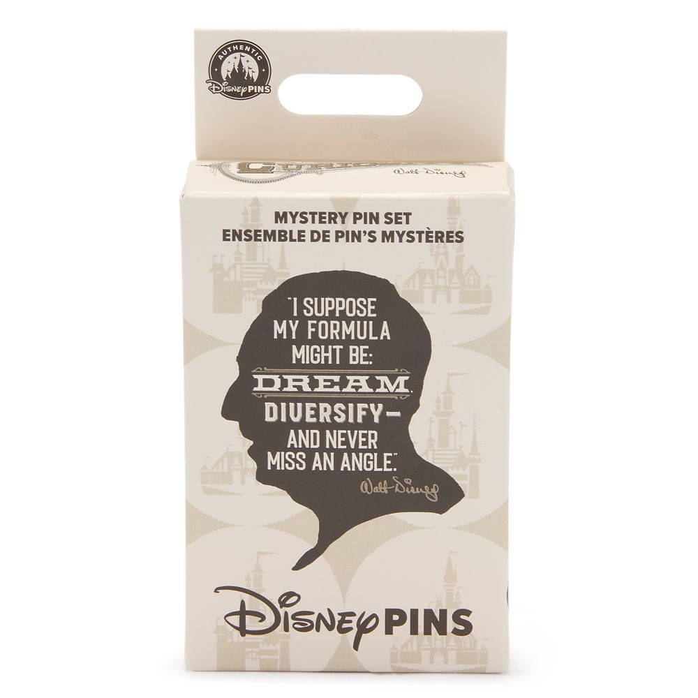 Walt Disney Quotes Mystery Pin Blind Pack &ndash;&nbsp;2-Pc. &ndash; Limited Release