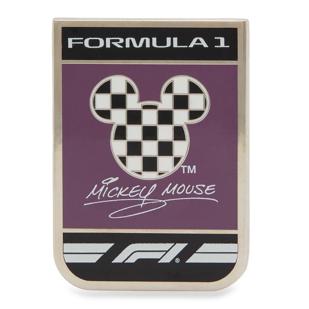 Disney x Formula 1&reg; Velocity Mickey Mouse Crest Pin &ndash; Limited Edition